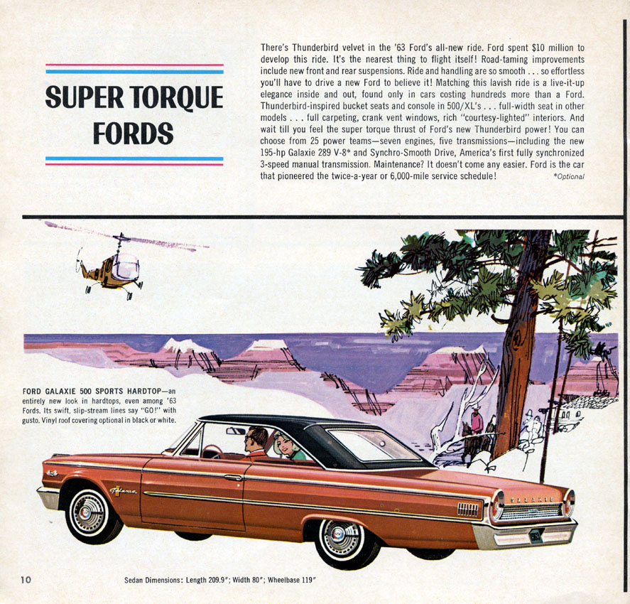 1963 Ford Detail Brochure Page 4